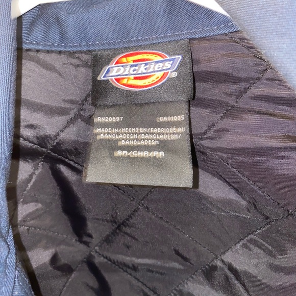 Dickies Insulated Eisenhower Jacket Navy Blue Men’s Small - Picture 3 of 4